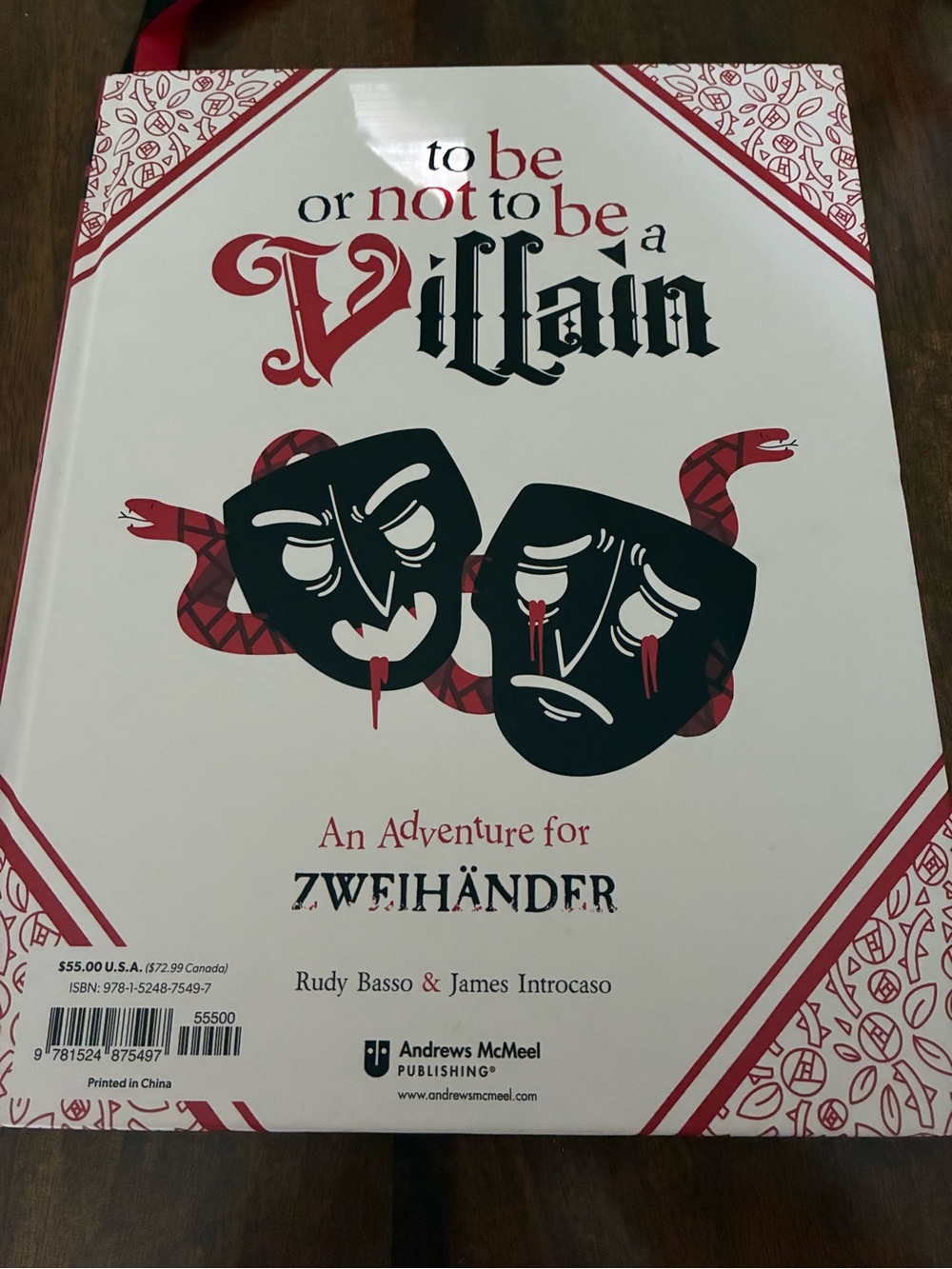 To Be or Not to Be a Villain: Adventure for 5e & Zweihander RPG